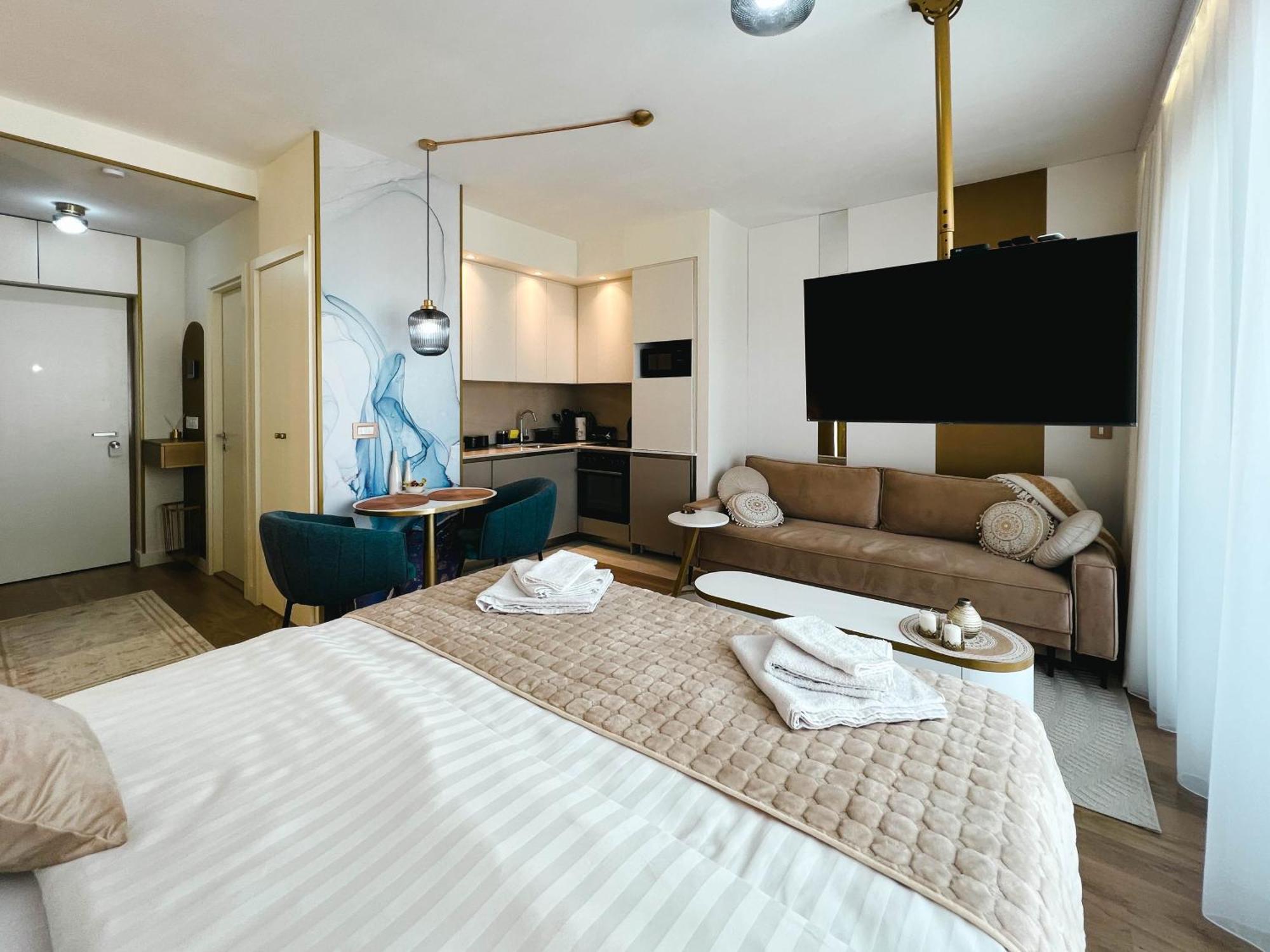 Belgrade Waterfront - Beograd Na Vodi - Terra Luxury Apartments ภายนอก รูปภาพ